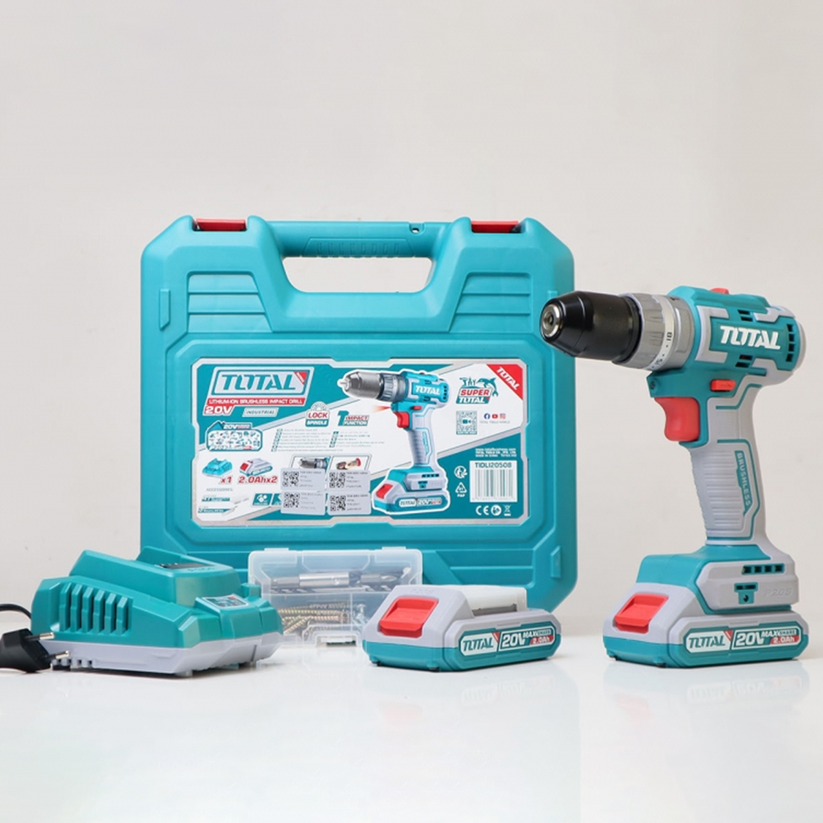 Máy khoan không chổi than dùng pin Lithium-Ion 20V