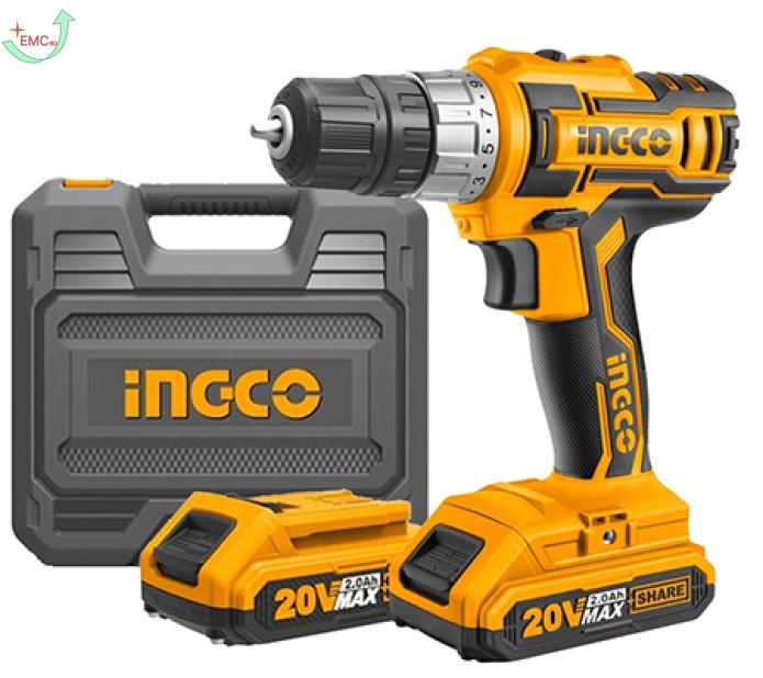  Máy khoan dùng pin 20V ingco CDLI200215