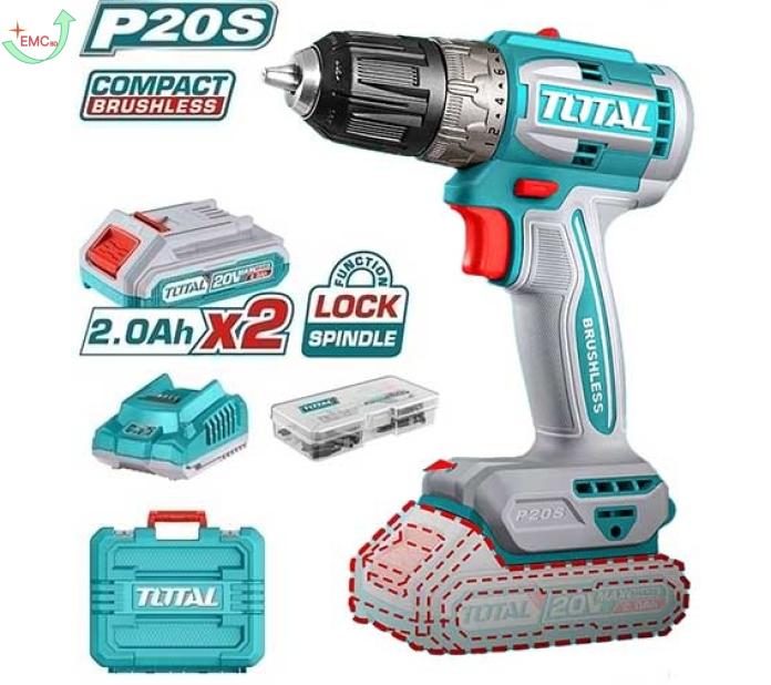 Máy khoan không chổi than dùng pin  20V