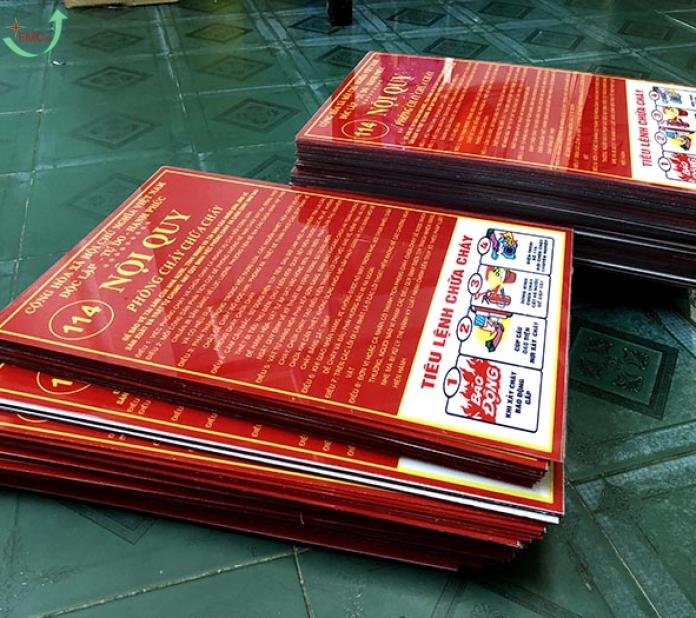  Bảng nội quy, tiêu lệnh Mica 2 trong 1