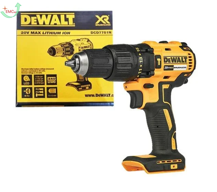 Máy khoan dùng pin Dewalt 20V model DCD7781N