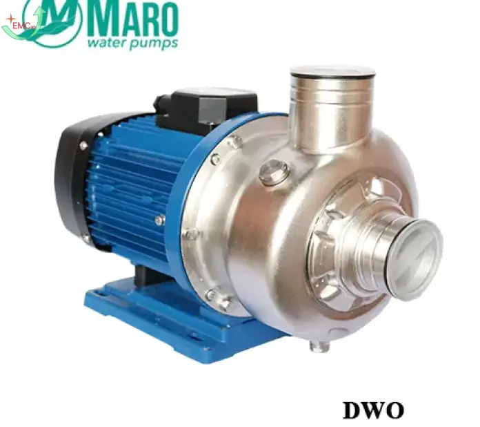 Bơm ly tâm trục ngang đầu inox cánh hở Maro DWO200 2HP 220V