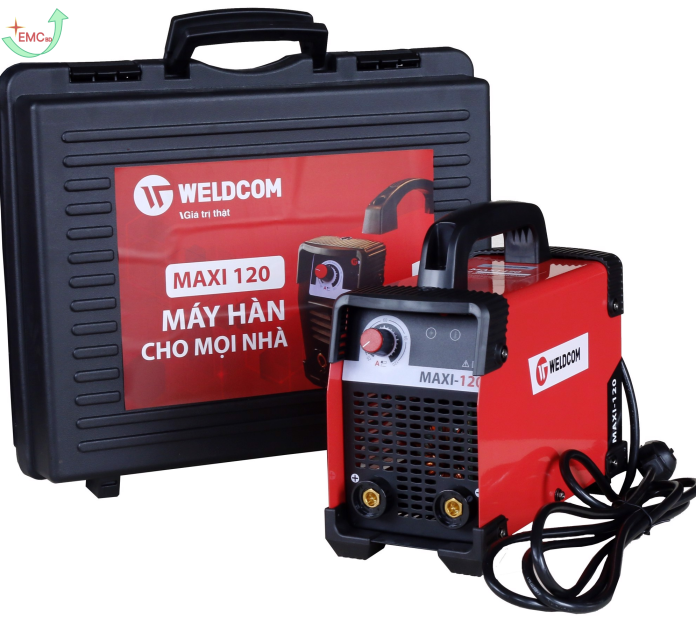 Máy hàn que Maxi 120 (Kèm hộp nhựa đựng máy  và phụ kiện)