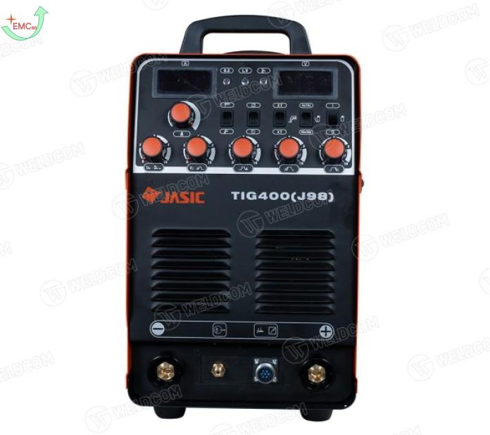 Máy hàn TIG dùng điện TIG-400 (J98) (IGBT, chức năng TIG/QUE và chế độ 2T/4T, downslope - upslope, Nguồn 380V)