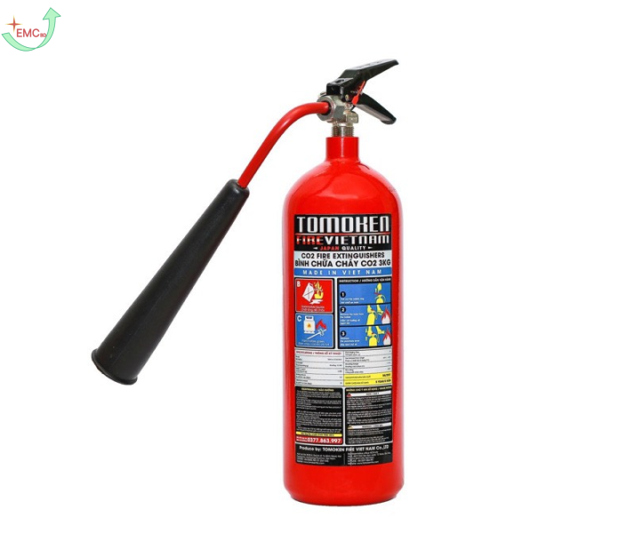 Bình chữa cháy Tomoken khí CO2 3kg TMK-VJ-CO2/3KG