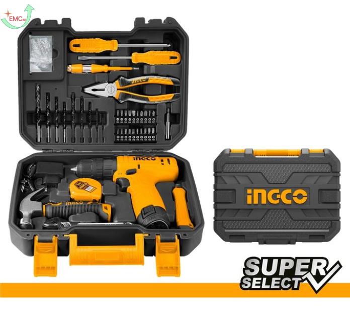  Bộ 81món bao gồm máy khoan dùng pin 12V