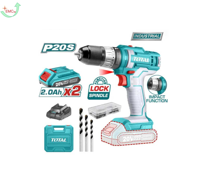 Máy khoan búa dùng pin 20V TIDLI201452