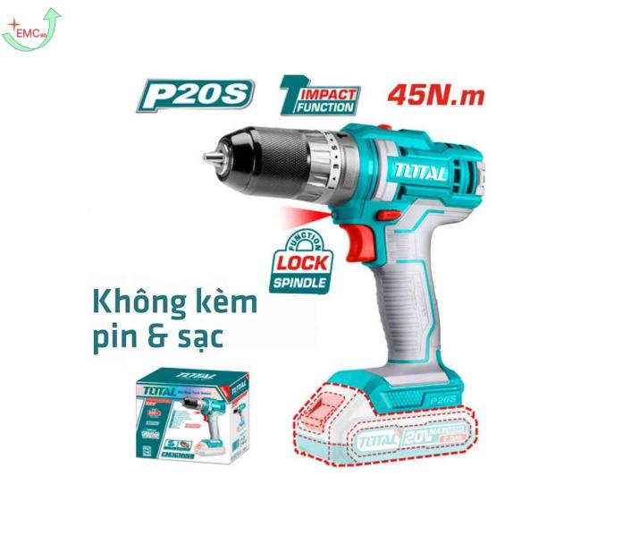  Máy khoan búa dùng pin 20V (không kèm pin & sạc)