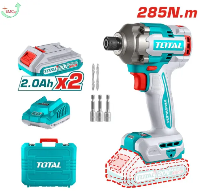  Máy siết vít không chổi than dùng pin Lithium 20V
